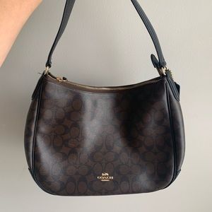 Coach Logo Hobo Bag